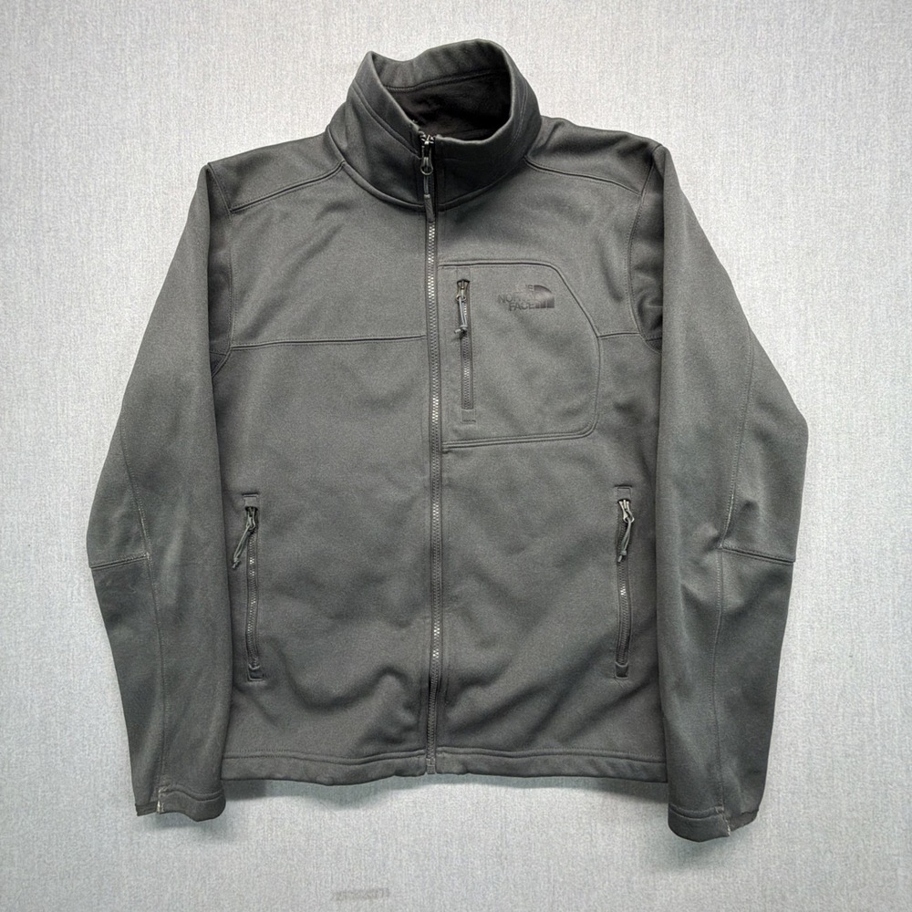 The North Face Apex Risor Jacket Mens Small Windwall Fleece Lined Softshell